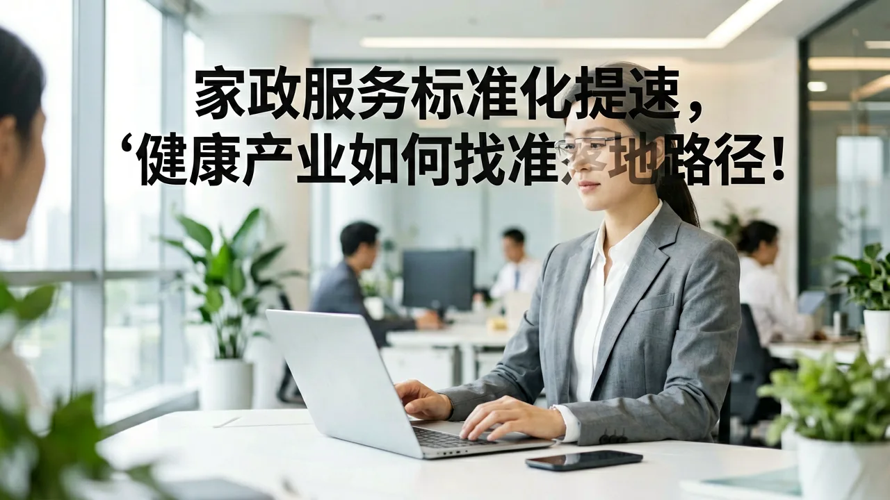 家政服务标准化提速,健康产业如何找准落地路径